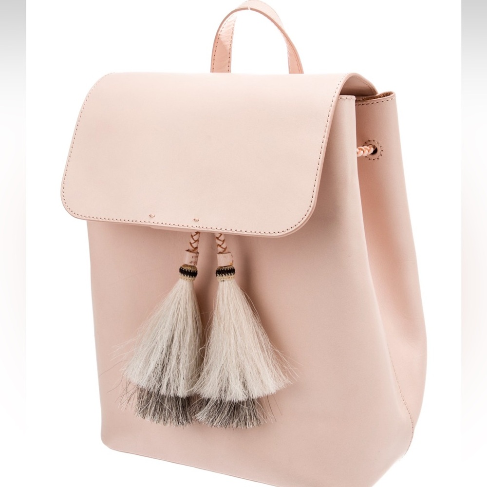 Loeffler Randall light pink backpack